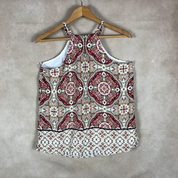 INC 'Aquatic Paisley' Printed Halter Top NWT 8 Petite - Picture 4 of 12